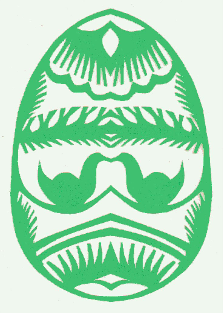 Wycinanki Egg(c) AHG, DJGunkel 2000
