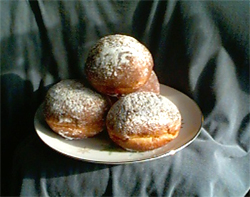 Platter of Paczki, (c) 1999 D.J.Gunkel
