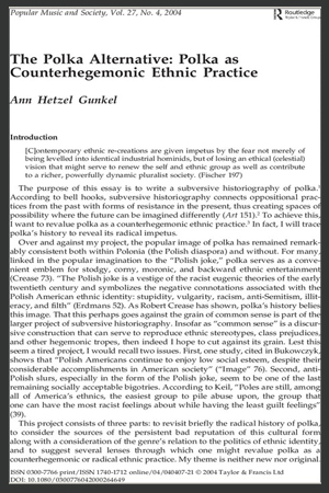 Polish American Studies